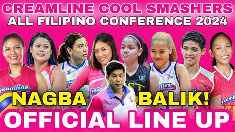 creamline line up|CREAMLINE'S OFFICIAL LINEUP IN PVL 2024! KILALANIN .